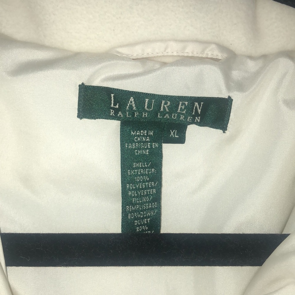 Donated - Lauren Ralph Lauren White Puffer Jacket - Picture 2 of 7